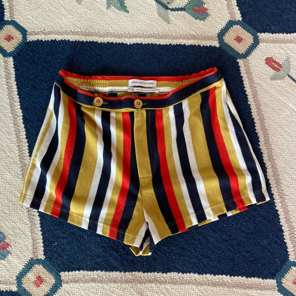 Knit stretch shorts